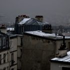 18ème arrondissement – les toits enneigés de la butte montmartre