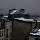 18ème arrondissement – les toits enneigés de la butte montmartre