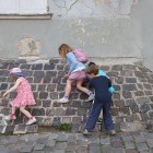 18ème arrondissement – Marcher sur les murs rue saint Eleuthère