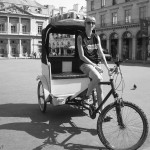 1er arrondissement – En pousse-pousse au Palais Royal