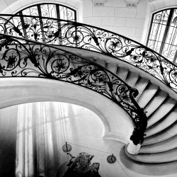 8ème arrondissement – L’escalier flottant du Petit Palais