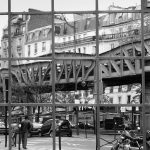 15ème arrondissement – Reflet du métro aérien à Dupleix