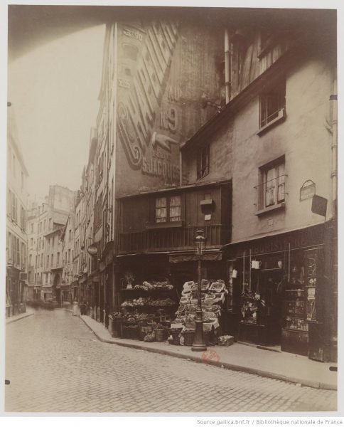 Rue Galande - mai 1899 - Atget, Eugène (1857-1927) - via Gallica.bnf.fr