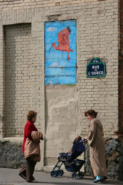 19ème arrondissement - La cigogne de la rue de l'Ourcq (2005)