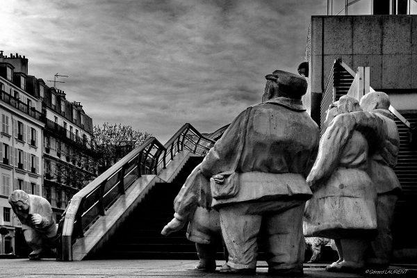 1er arrondissement - Les touristes d'Elisabeth Buffoli du forum des halles (2008)